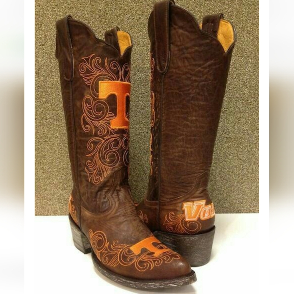 NWT Women's University Of Tennessee Vols Gameday 13" Cowboy Boots - Picture 4 of 10